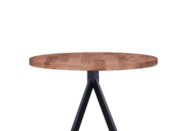 SOLID PANEL TOPS - Round oak table top by 5A Design - view 2